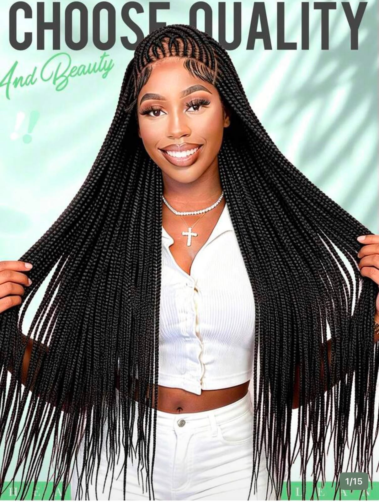 Braided Hairs Sale - Long Knotless Braided Wig
